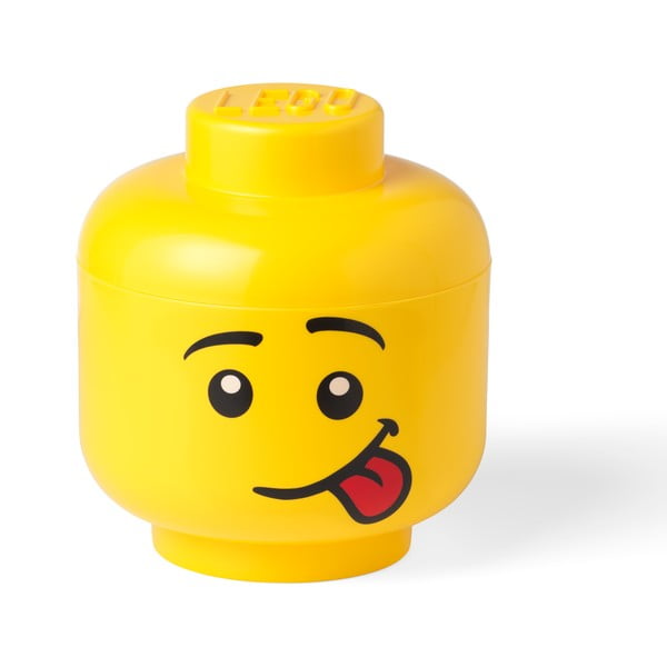 Rumena škatla za shranjevanje v obliki glave LEGO® Silly L