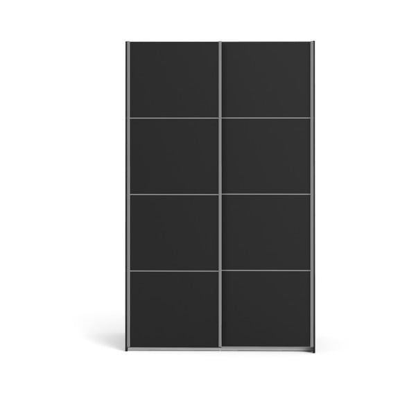 Črna omara Tvilum Verona, 122 x 201,5 cm