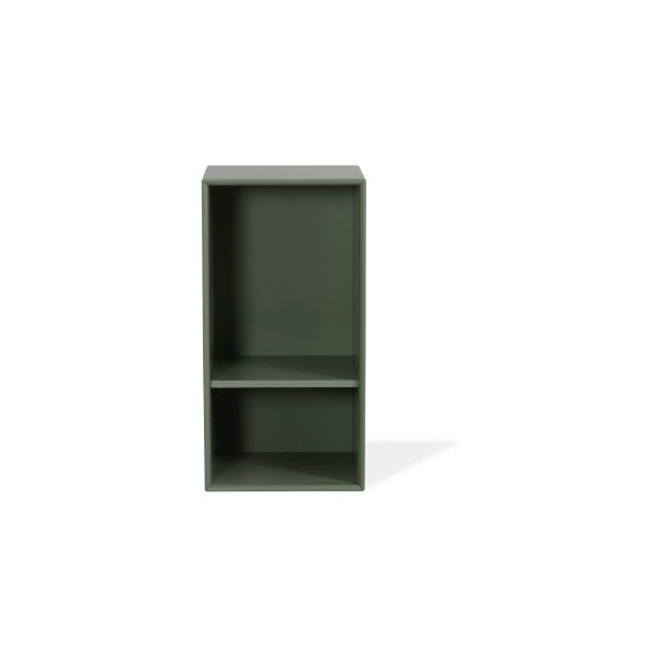 Temno zelen regal Tenzo Z Halfcube, 36 x 70 cm