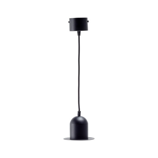 Črna viseča svetilka EMKO Hat Round