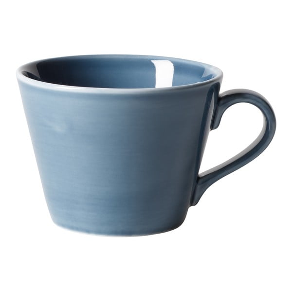 Svetlo modra porcelanska skodelica za kavo Villeroy & Boch Like Organic, 270 ml