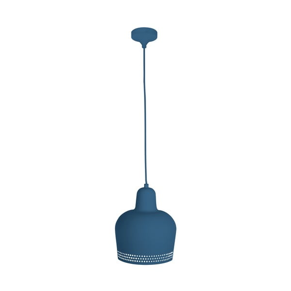Modra viseča svetilka SULION Isa, višina 150 cm