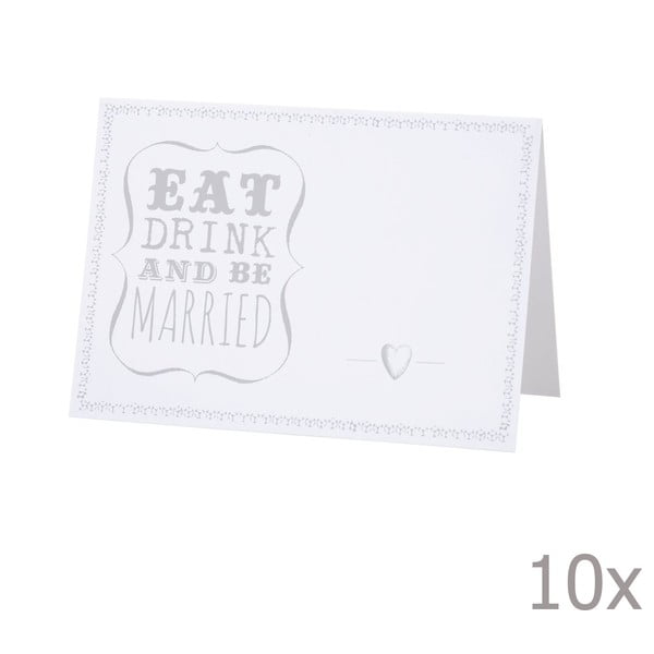 Poročne oznake za imena Be Married, 10 kosov