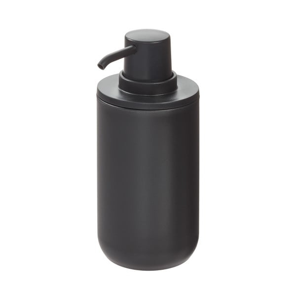 Črn dozirnik za milo iDesign Cade, 335 ml