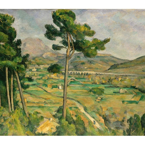 Reprodukcija slike Paul Cézanne - Mont Sainte, 80 x 70 cm