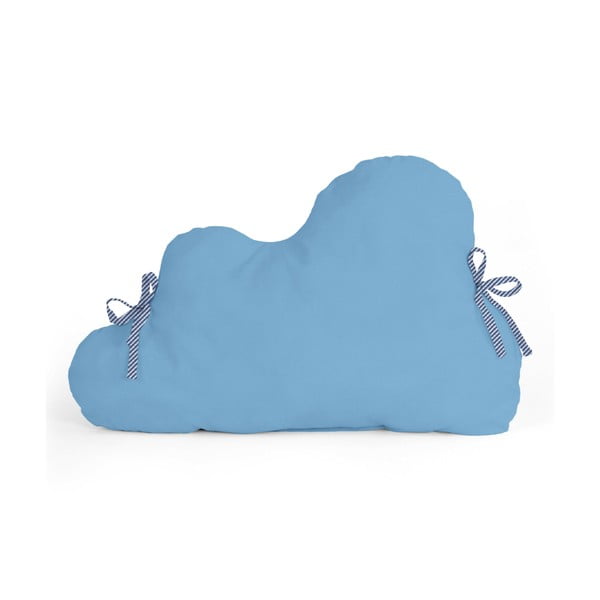 Turkizno modra bombažna zaščitna obroba za otroško posteljico  Happy Friday Basic, 60 x 40 cm