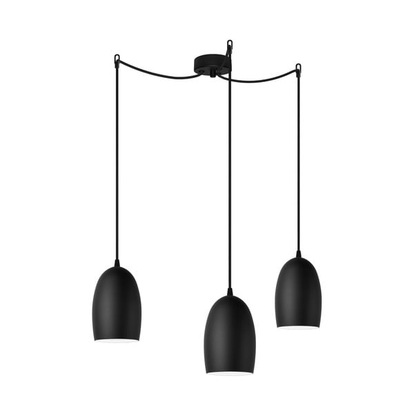 Črna viseča svetilka Sotto Luce UME Elementary Matte, ⌀ 13,5 cm