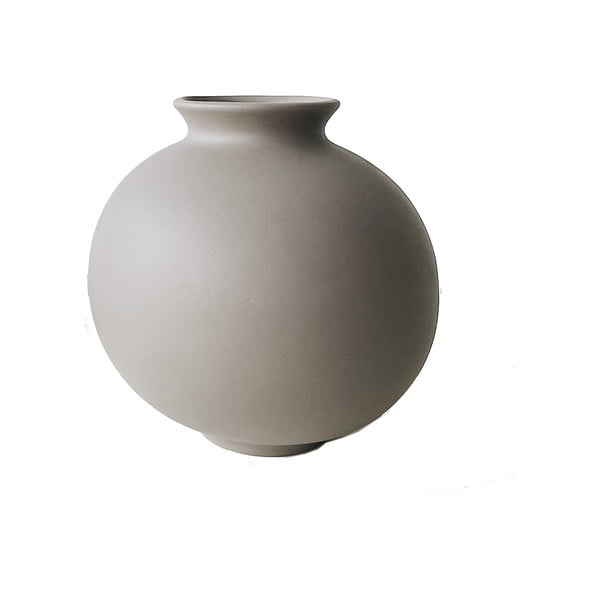 Rjavo-siva keramična vaza Rulina Toppy