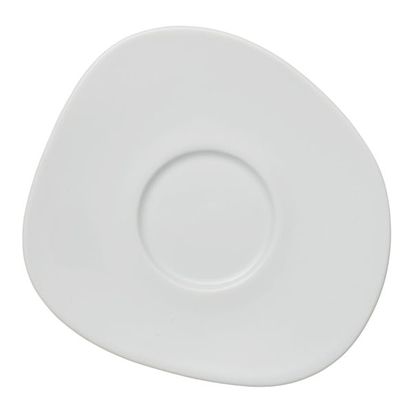 Bel porcelanast krožnik Villeroy & Boch Like Organic, 17,5 cm