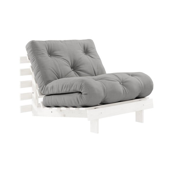 Raztegljiv fotelj Karup Design Roots White/Grey
