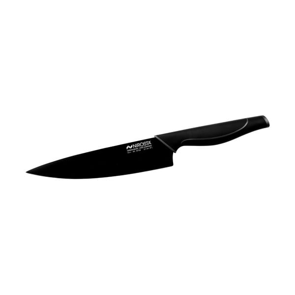 Kuharski nož iz črnega nerjavečega jekla Nirosta Wave