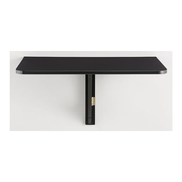 Črna zložljiva stenska mizica Støraa Trento, 41 x 80 cm