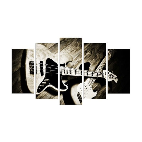 Večdelna slika Guitar,, 110 x 60 cm