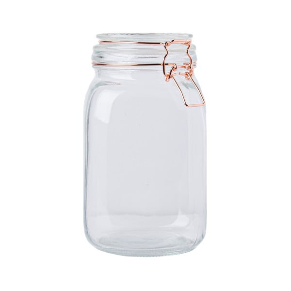 Steklen kozarec z detajli v bakreni barvi Sabichi, 1,5 l