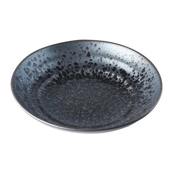 Črno-siva keramična skleda za serviranje MIJ Pearl, ø 29 cm