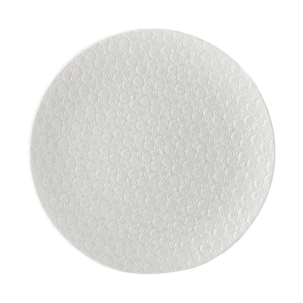 Bel keramičen krožnik MIJ Star, ø 29 cm
