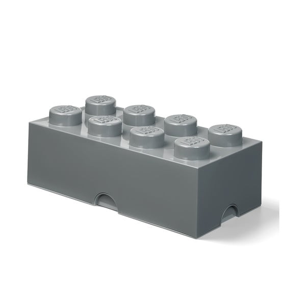Otroška temno siva škatla za shranjevanje LEGO® Rectangle