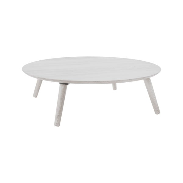 Kavna mizica iz belega jesena Ragaba Contrast Slice, ⌀ 100 cm