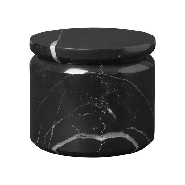 Črna posoda za shranjevanje iz marmorja Blomus Marble, ø 9 cm
