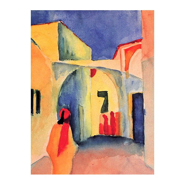 Reprodukcija slike Avgust Macke - A Glance Down an Alley,, 60 x 45 cm