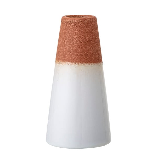 Belo-oranžna keramična vaza Bloomingville Volcano