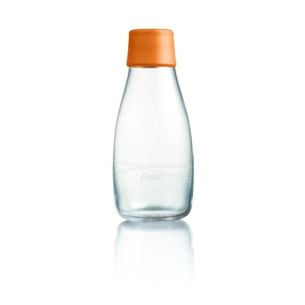 Oranžna steklenica ReTap z doživljenjsko garancijo, 300 ml