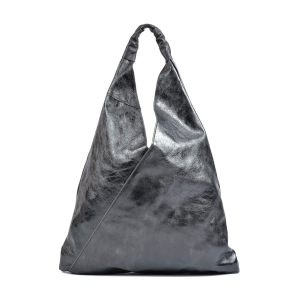 Črna usnjena torbica Isabella Rhea Arya