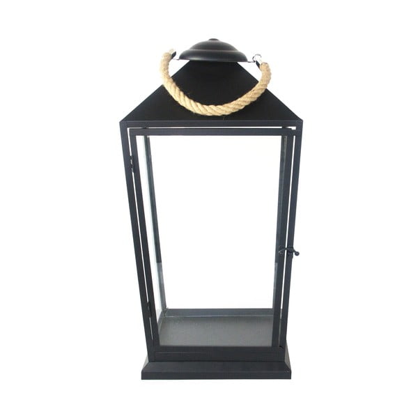 Črna svetilka Esschert Design Classical, višina 58 cm
