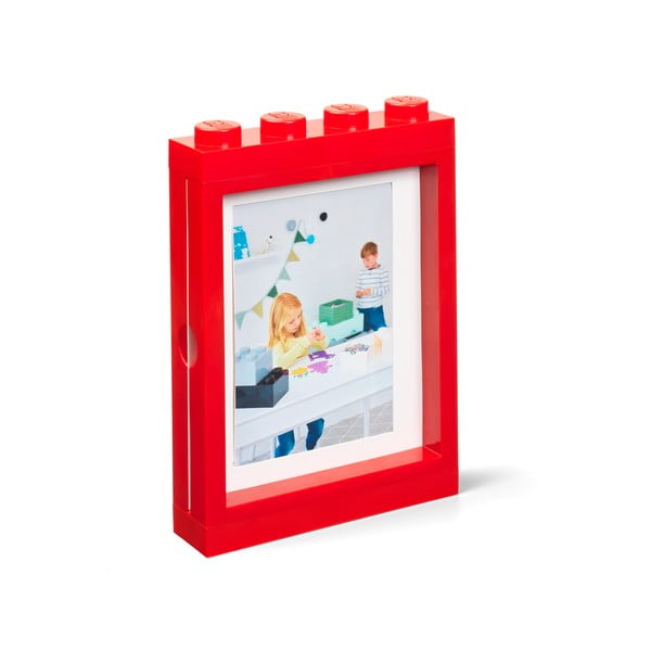 Rdeč okvir za fotografije LEGO®, 19,3 x 26,8 cm