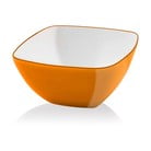 Oranžna skleda za solato Vialli Design, 14 cm