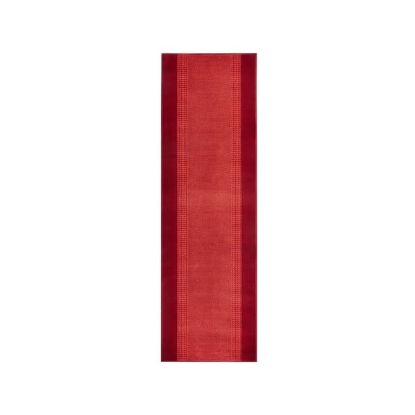 Rdeča preproga Basic, 80x250 cm