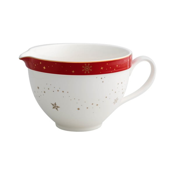 Porcelanasta skodelica za čaj z božičnim motivom Brandani Alleluia New Bone China, ⌀ 19 cm