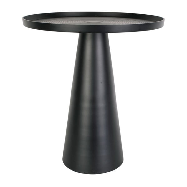 Črna kovinska mizica Leitmotiv Force, višina 48,5 cm