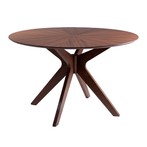 Jedilna miza iz orehovega lesa sømcasa Carmel, ⌀ 120 cm