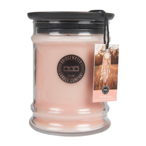 Dišeča sveča z vonjem ognjiča in pomaranče v stekleni škatli Bridgewater Candle Company Wanderlust, čas gorenja 65-85 ur