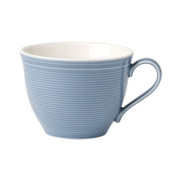 Bela in modra porcelanasta skodelica za kavo Villeroy & Boch Like Color Loop, 250 ml