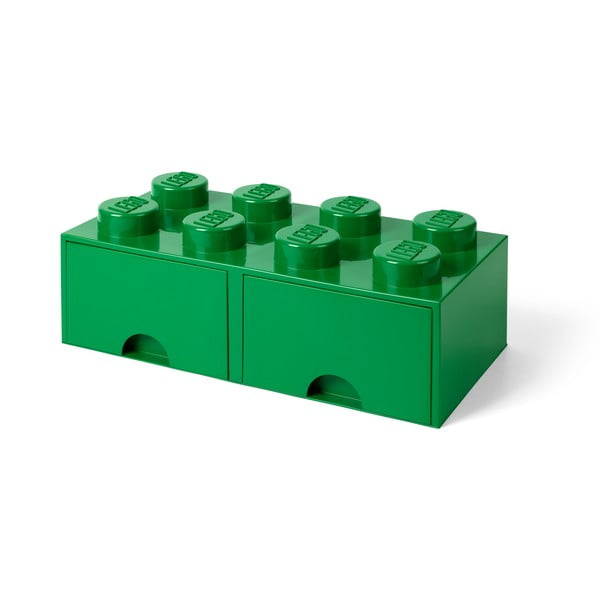 Zelena škatla za shranjevanje z 2 predaloma LEGO®