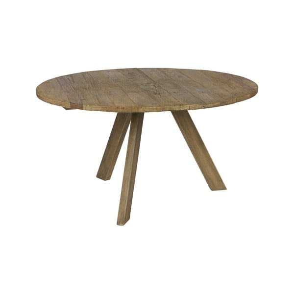 Jedilna miza iz brestovega lesa BePureHome Tondo, ⌀ 140 cm