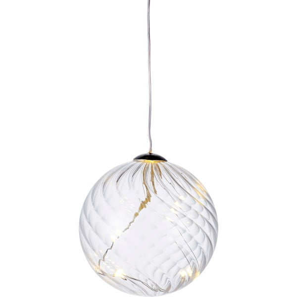 LED svetlobna dekoracija Sirius Wave Ball, Ø 8 cm