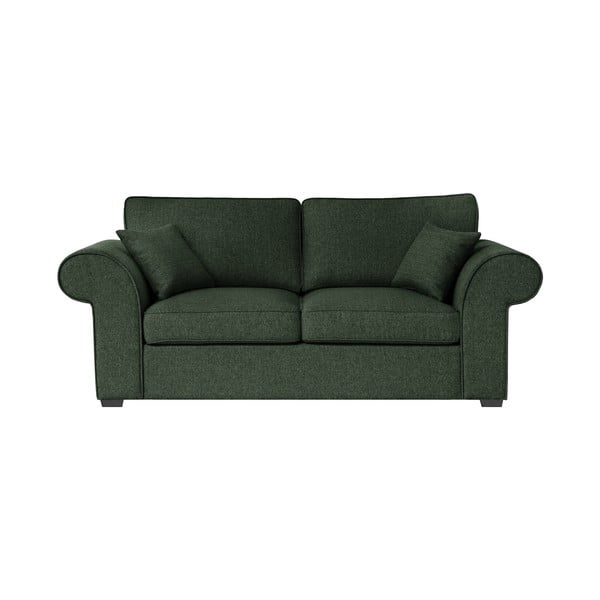 Temno zelen raztegljiv kavč Jalouse Maison Ivy, 200 cm
