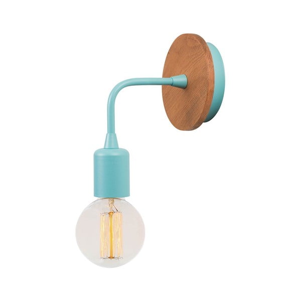 Modra stenska svetilka Homemania Decor Simple Drop