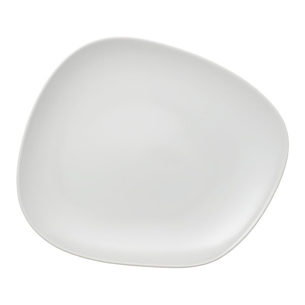 Bel porcelanast krožnik Villeroy & Boch Like Organic, 27 cm