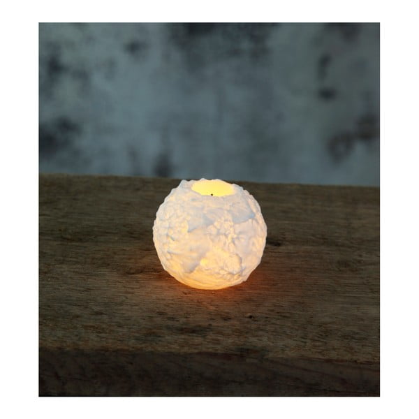 LED sveča Best Season Snowta, višina 6,5 cm