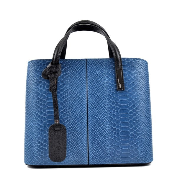 Modra usnjena torbica Roberta M Gia
