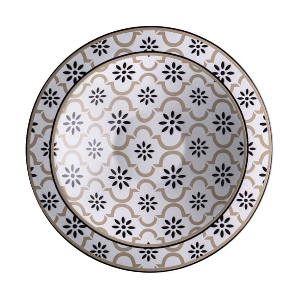 Globok lončen krožnik Brandani Alhambra, ø 30 cm