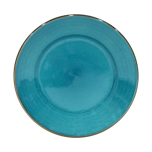 Modri lončeni krožnik Casafina Sardegna, ⌀ 30 cm