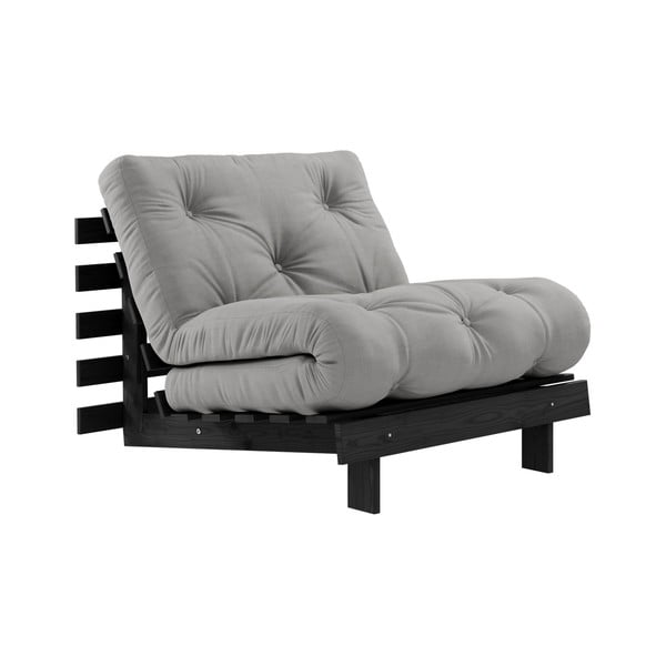 Raztegljiv fotelj Karup Design Roots Black/Grey