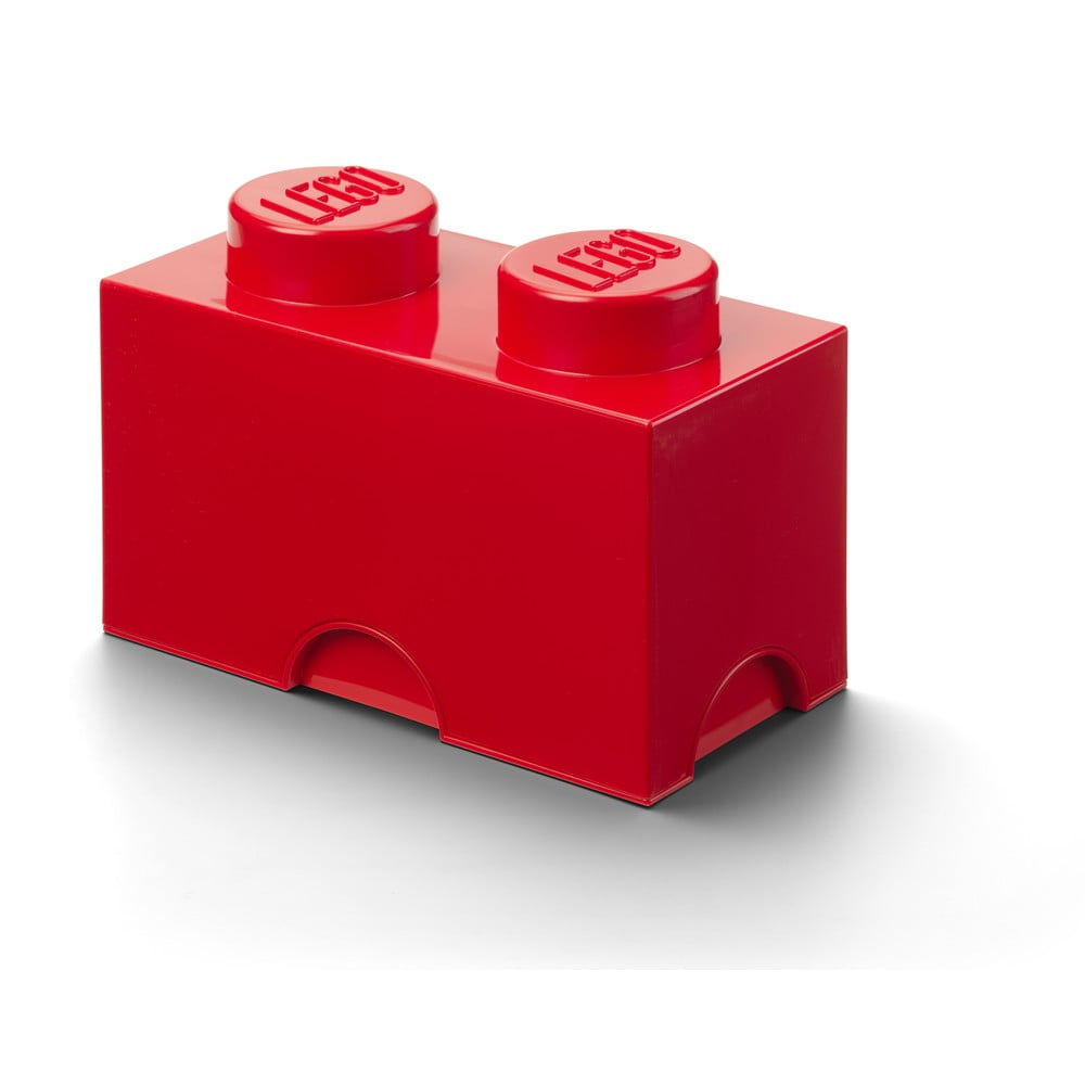 Rdeča dvojna škatla za shranjevanje LEGO®