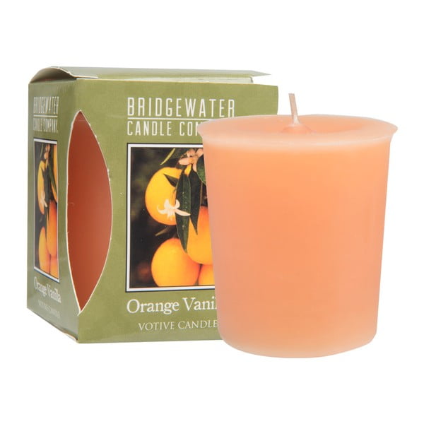 Bridgewater Candle Company dišeča sveča Orange Vanilla, 15 ur gorenja