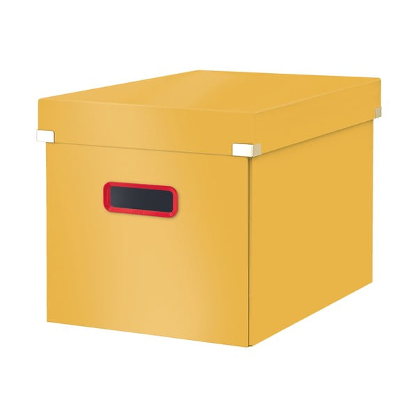 Rumena škatla za shranjevanje Leitz Cosy Click & Store, dolžina 32 cm